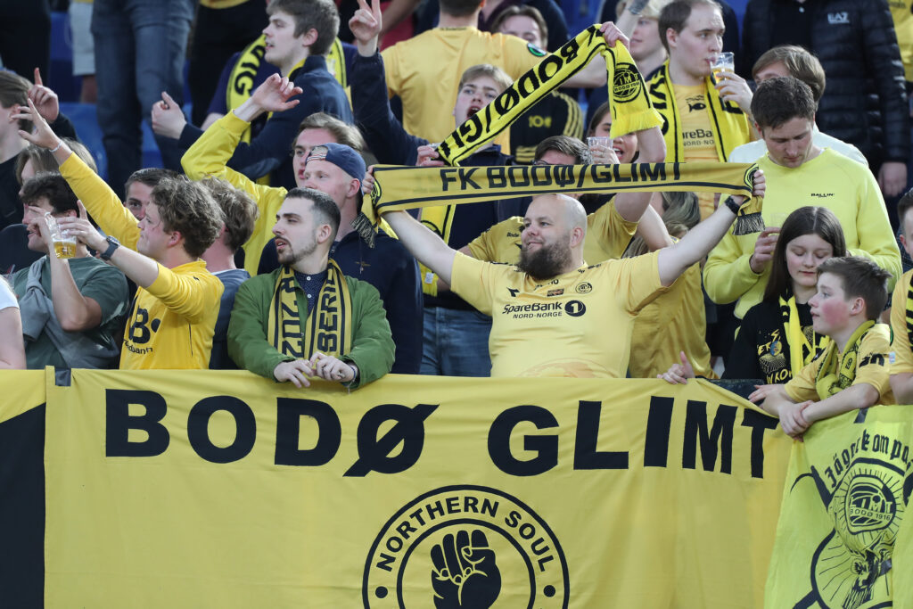 I tifosi del Bodo/Glimt nella trasferta di Conference League a Roma