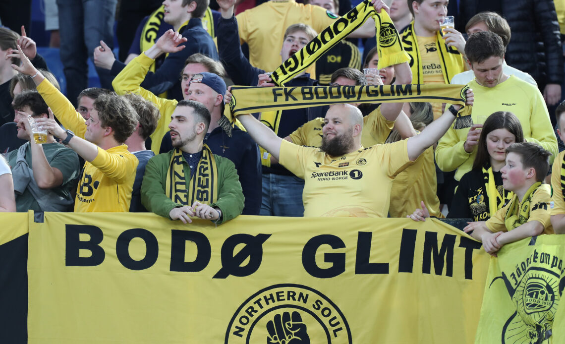 I tifosi del Bodo/Glimt nella trasferta di Conference League a Roma